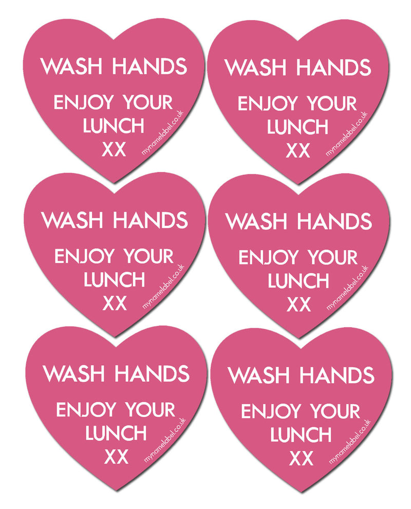 Lunchbox Heart Sticker - Pink
