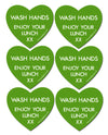Lunchbox Heart Sticker - Lime