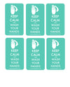 Keep Calm & Wash Your Hands Sticker - Mint